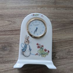 "Piter Rabbit" wedgwood Clock, vintage Collectible -Made In England 