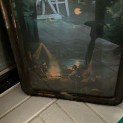 Antique Painting Signed By Artist Weeks