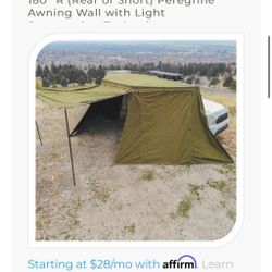 23 Zero  180 Degree R Rear or Short Peregrine Awing Wall 
