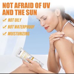 Crema protectora aislante de protección solar hidrata y protege la cara, el cuerpo SPF90+, la piel, y nutre la piel. Es refrescante y no grasa en vera