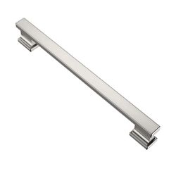 Alzassbg 10 Pack Brushed Satin Nickel Cabinet Pulls, 7 Inch(177.8mm) Hole Centers Kitchen Cabinet Handles for Cabinets and Drawers AL3061SN