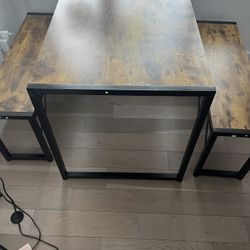 Dining Table + Benches 