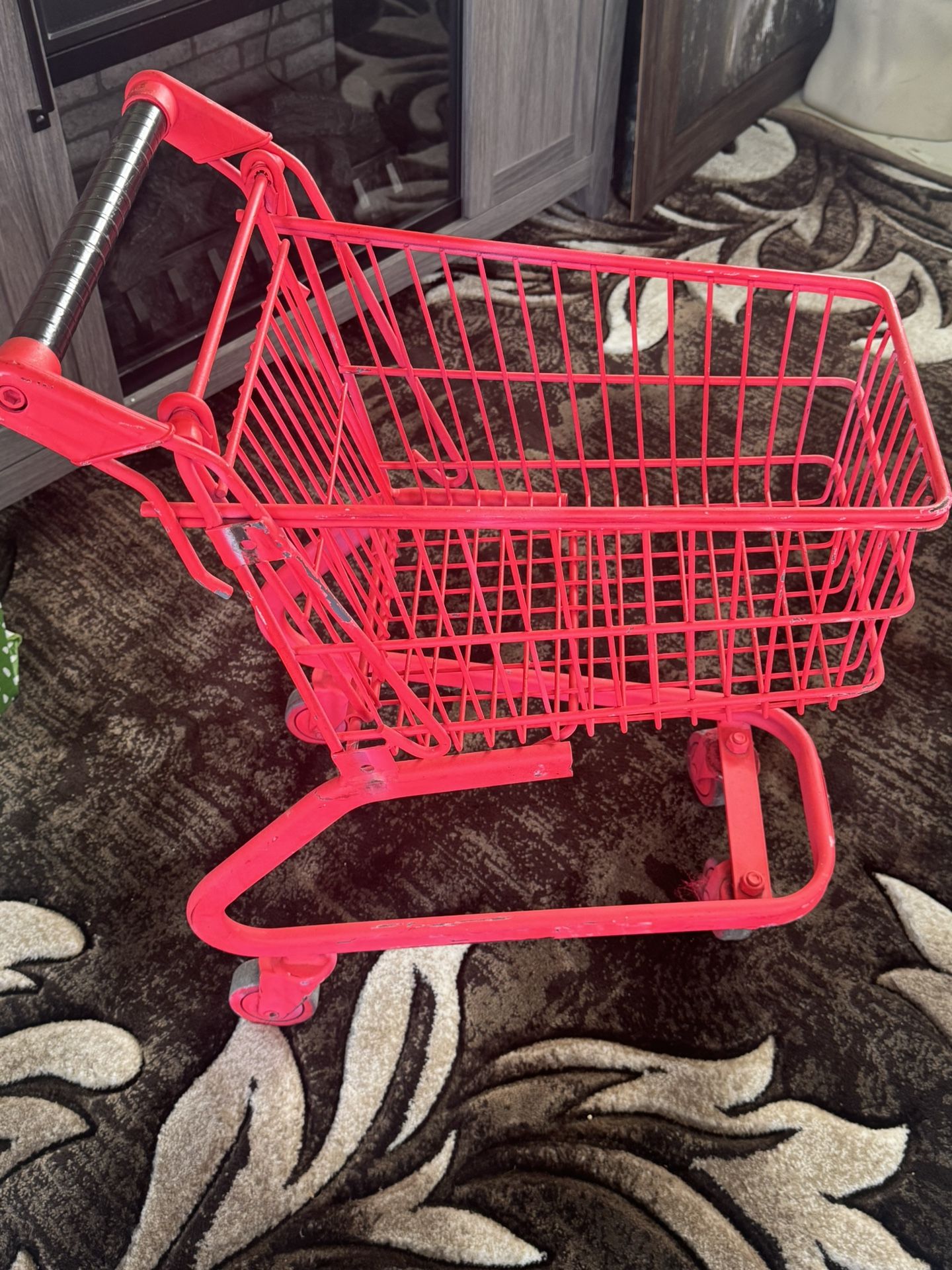 Kids Metal Shopping Cart