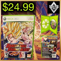 *CLASSIC* Dragon Ball: Raging Blast — Xbox 360 — 2009