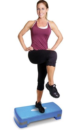 Exercise Fitness Aerobics stepper Step Platform 2 Levels