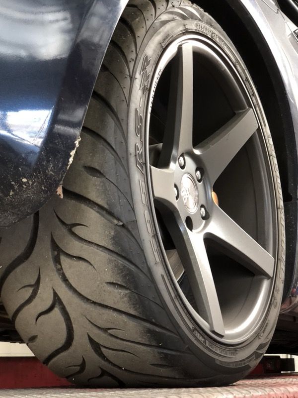 LIKE NEW REAL Avant Garde M550 rims 19x9.5 w/ Federal RS-RR Tires AG