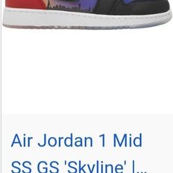 Air Jordan 1 Mid Skylines 