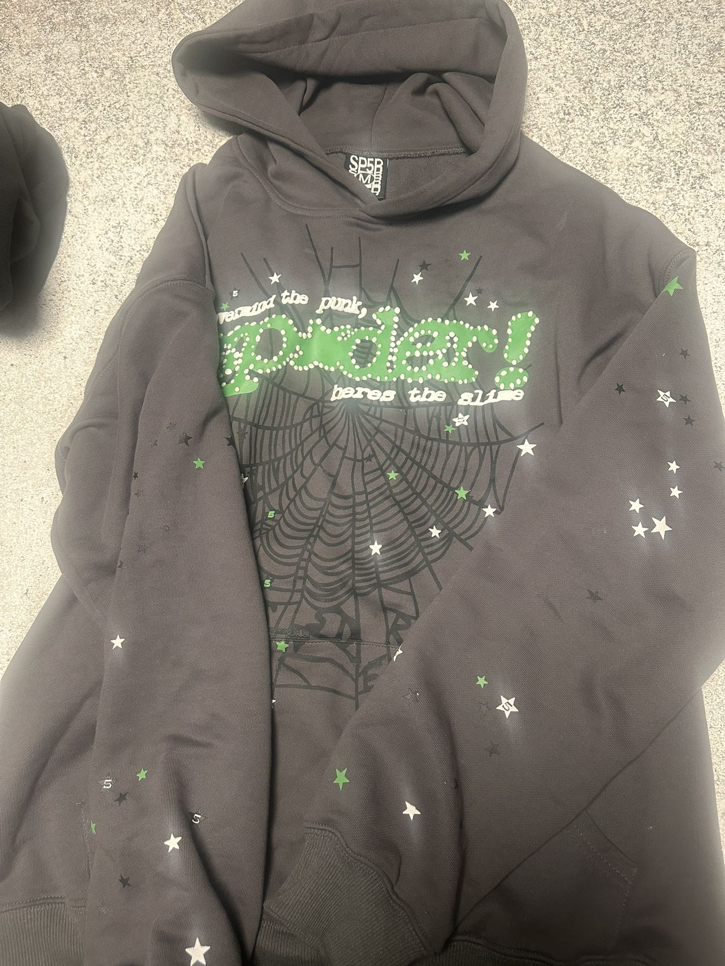 slate grey v2 spider hoodie