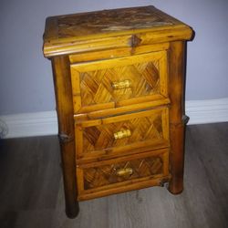 Bamboo Wooden Cabinet 24 Inch$30firm