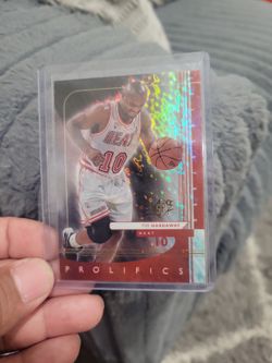 Tim Hardaway spx Upperdeck  prolific basketball card