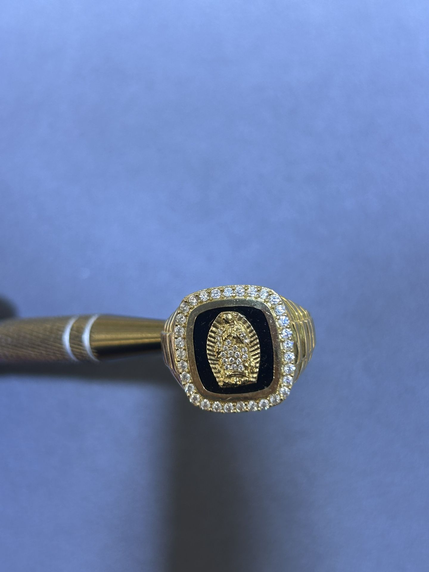 14KT GOLD ONIX MARRY RING