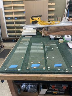 Glass shelf’s or table tops #14 #15 #16
