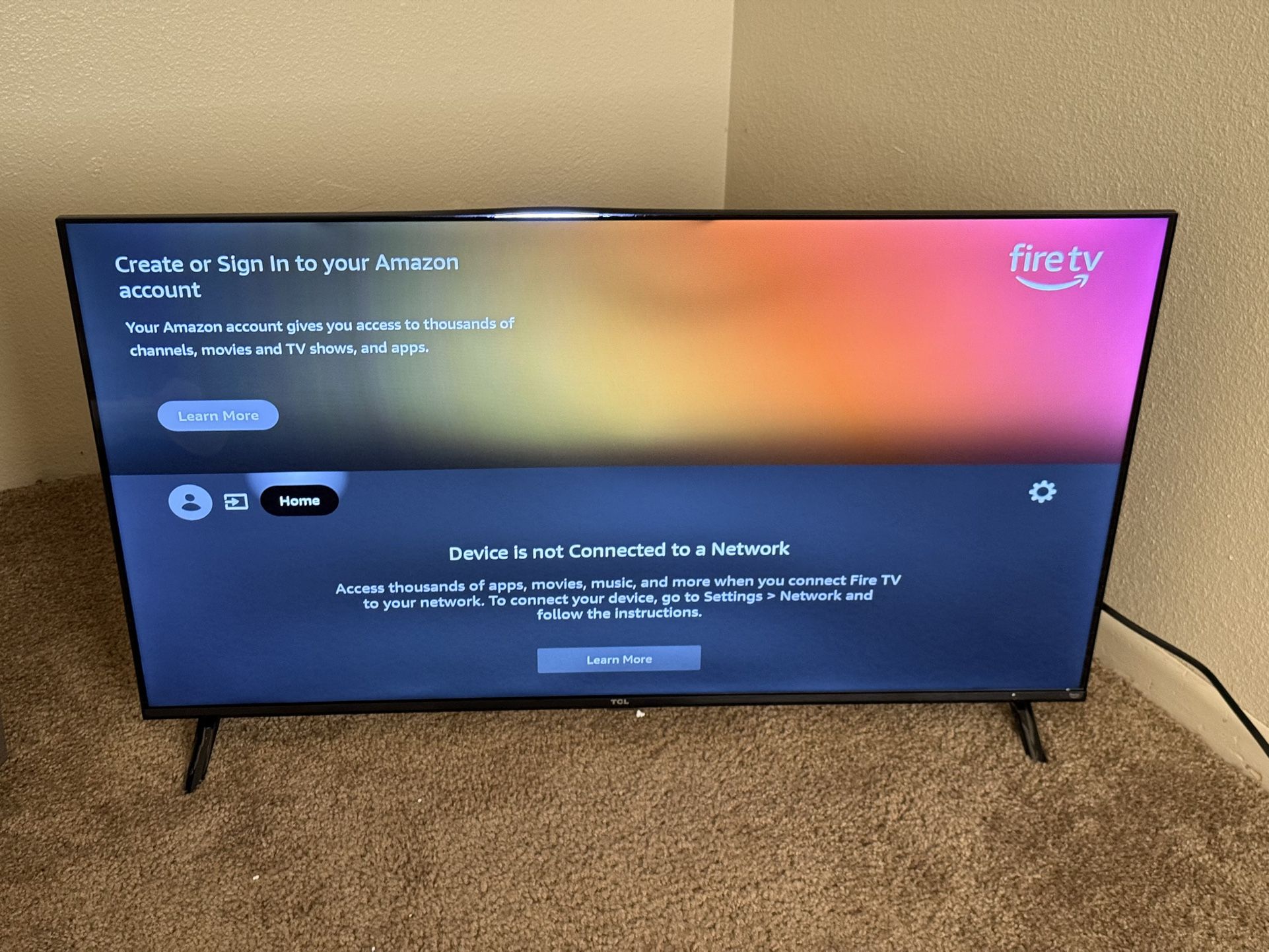 TCL 40 Inch TV 