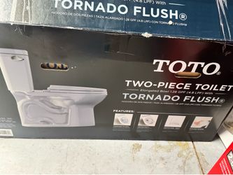 Toto two piece toilet tornado flush
