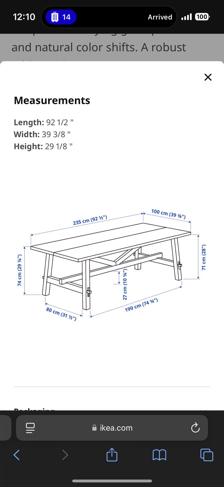 Möckelby Dining Room Table