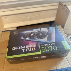 MOVING SALE: NEW/SEALED MSI RTX 5070 Gaming Trio OC - 12GB GDDR7