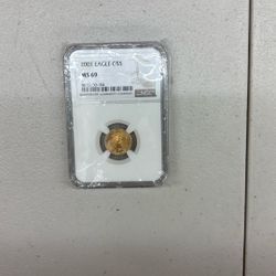 2001 Eagle G$5 MS69 NGC