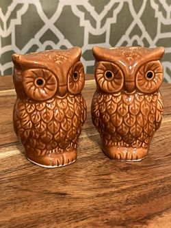 Owl Salt & Pepper shaker set