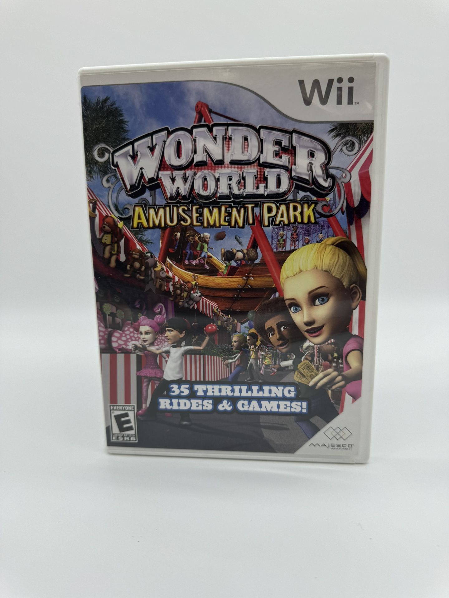 Wonderworld Amusement Park (Nintendo Wii) Tested & Complete In Box