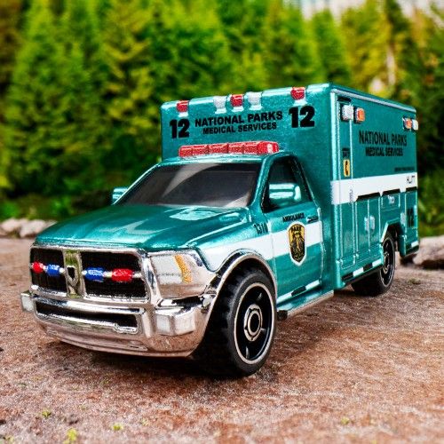 2023 Matchbox 2019 RAM AMBULANCE - NATIONAL PARK MEDICAL SVCS ⭐️FACTORY-SEALED⭐️