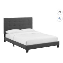 New Platform Bed With New Mattress Included 