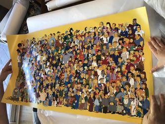 Where's Bart seriolithograph