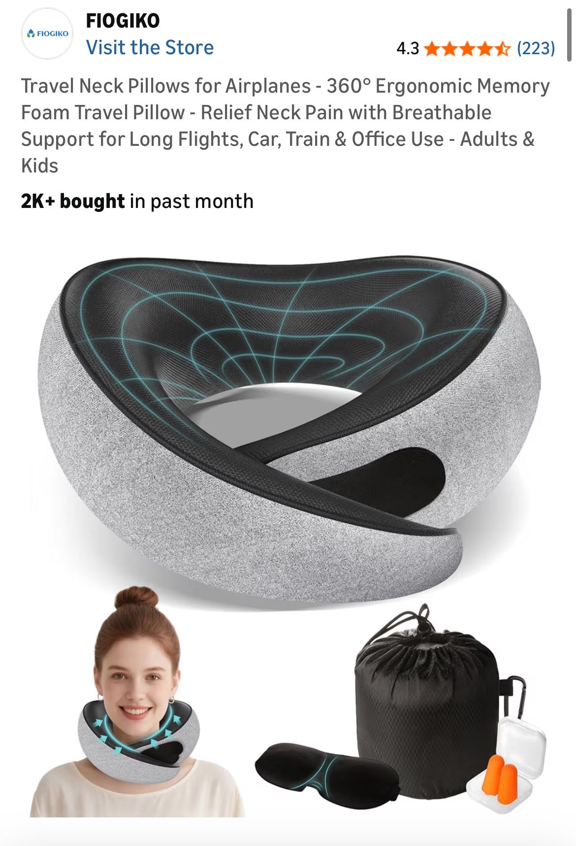 BRAND NEW TRAVEL PILLOW