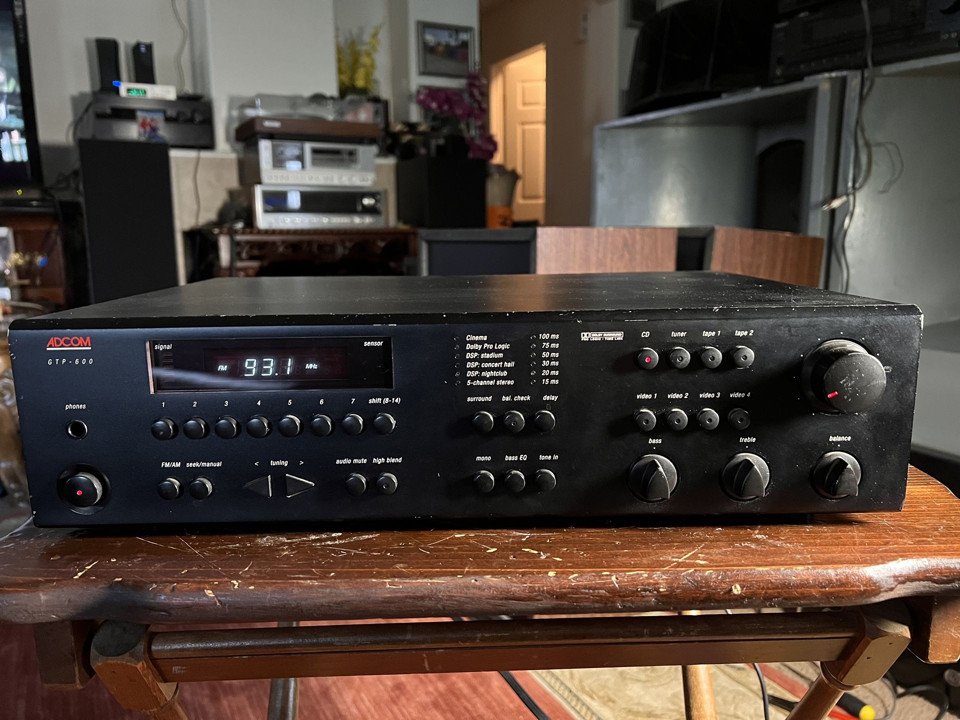 Adcom GTP-600 Preamp 
