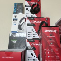 HEADPHONES ,MICS,MOUSE NEW