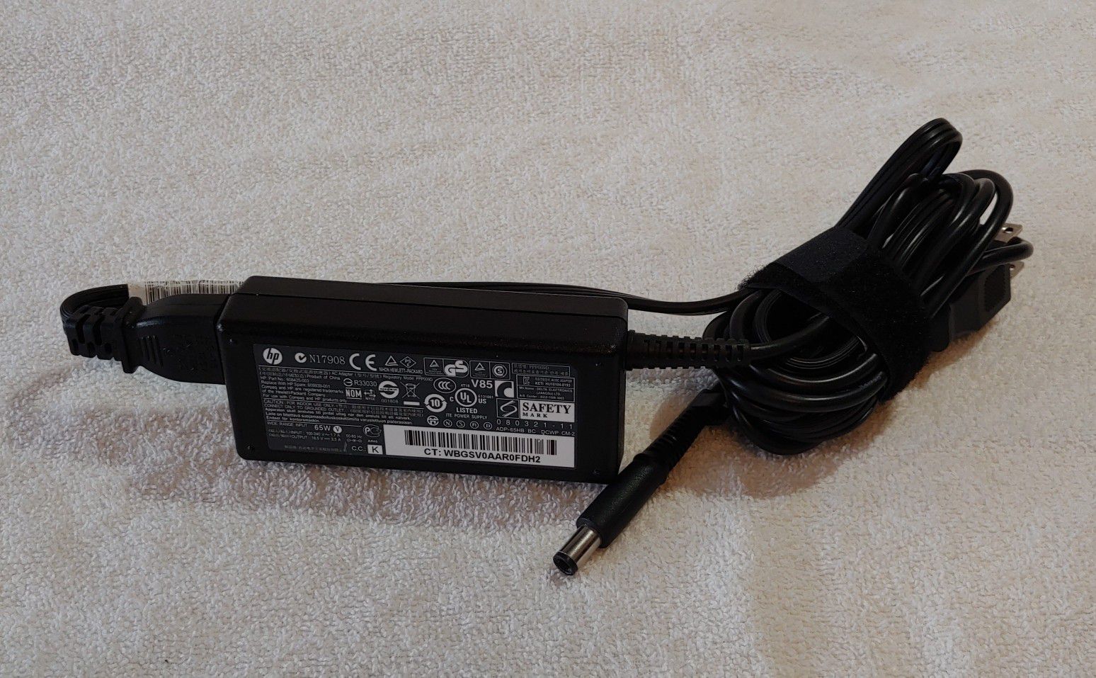 OEM Original 65W AC Adapter Charger Power Cord HP