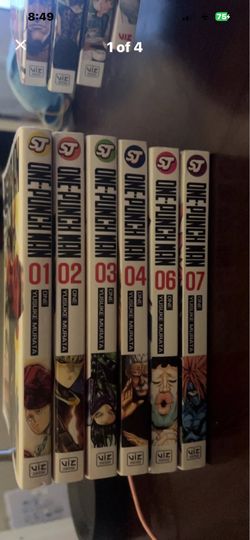 One Punch Man Manga Volumes 1-4,6,7