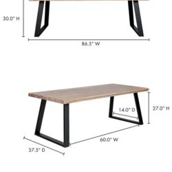 Brand New Oak Table 