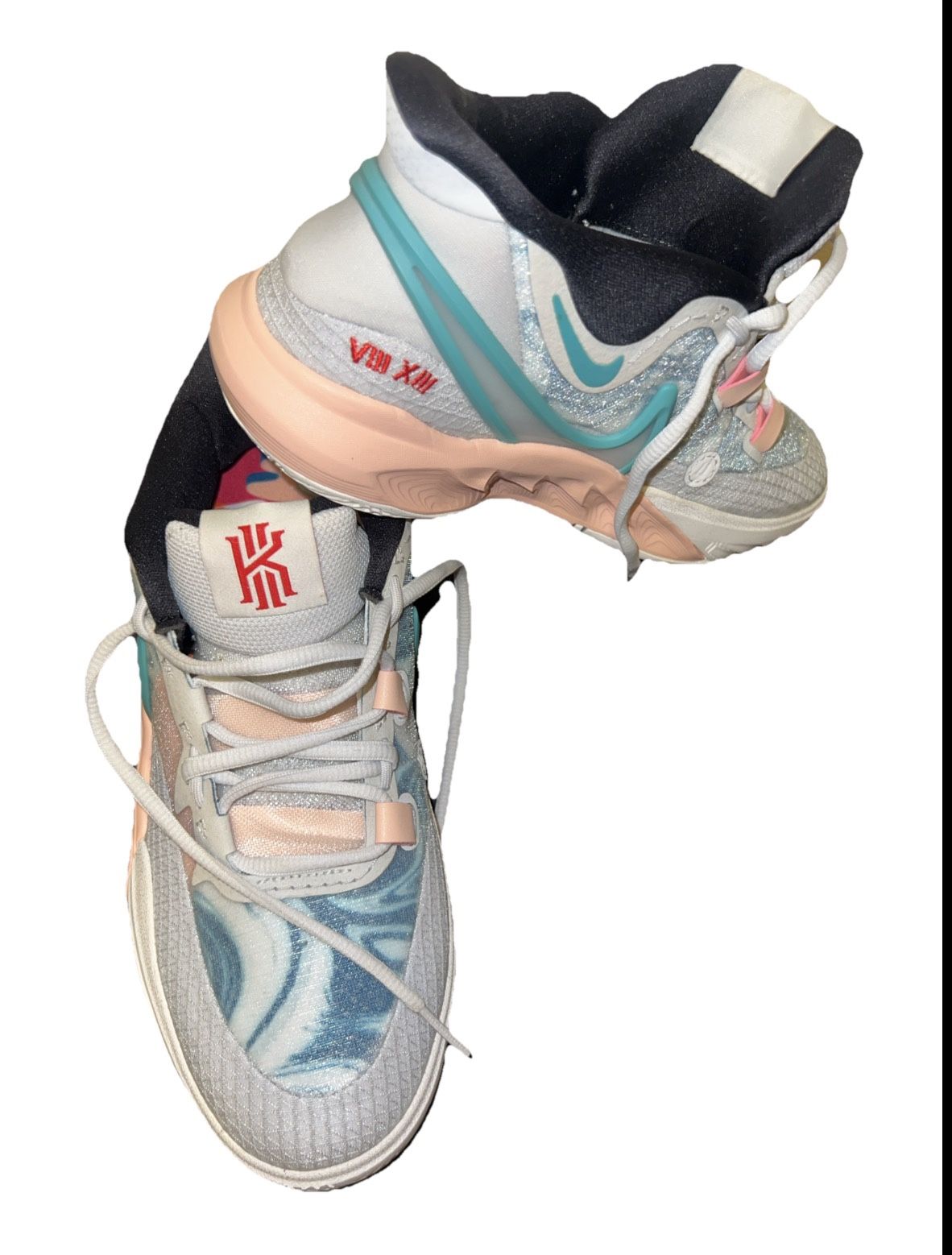 Nike Kyrie Infinity VII Aqua Pink Basketball Shoes – Size 7 Women / 6 Men