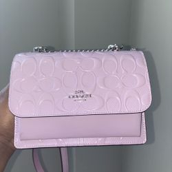 Pink coach bag