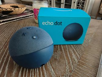 Echo Dot 5th Gen and LED desk lamp