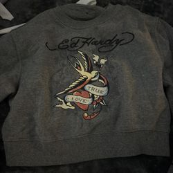 Ed Hardy Cropped Sweater Size M But Can Fit Small $15