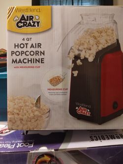 Westend 4 Qt Hot Air Popcorn Machine. Read Description Below. 