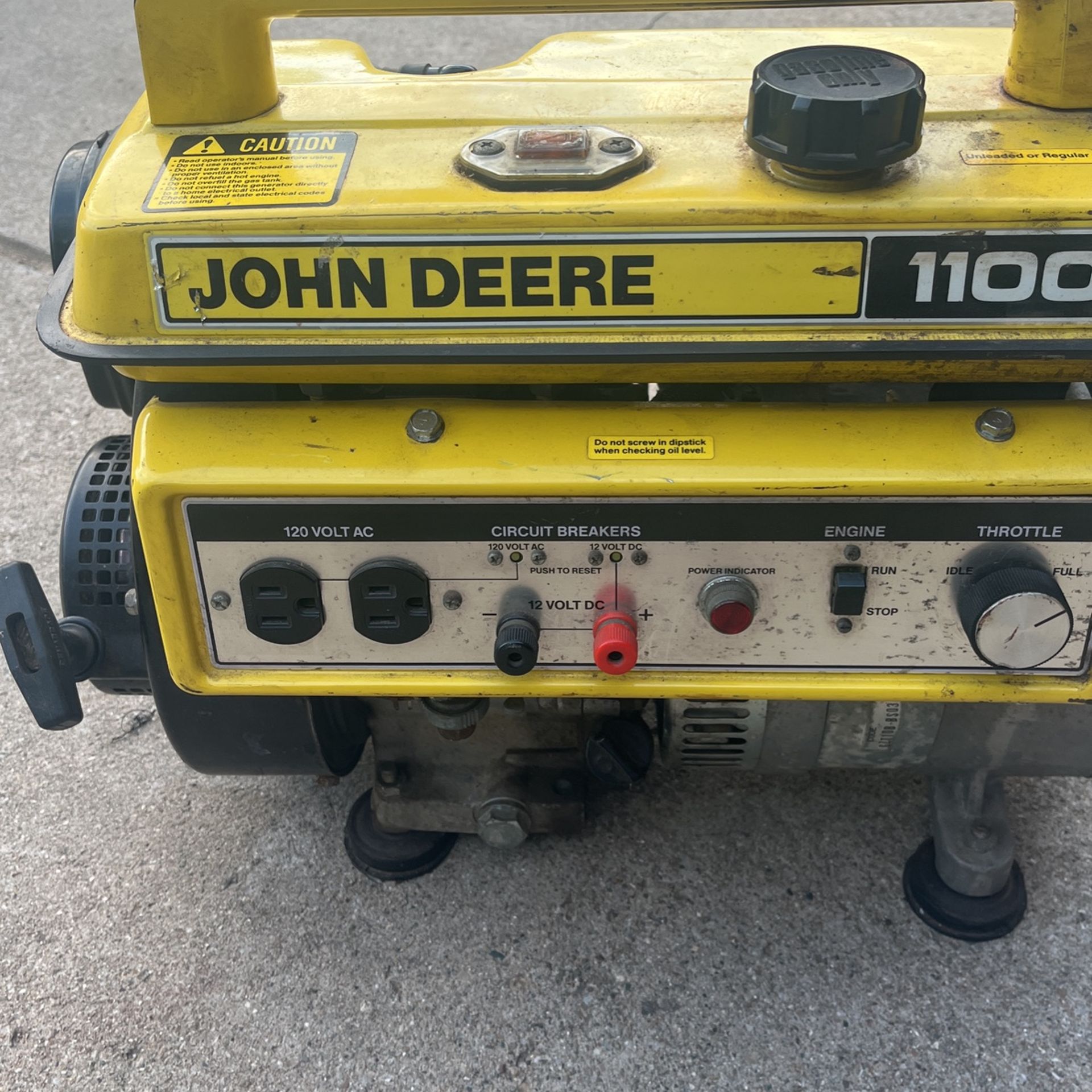 Gwnerador JOHN DEERE 120 Volt