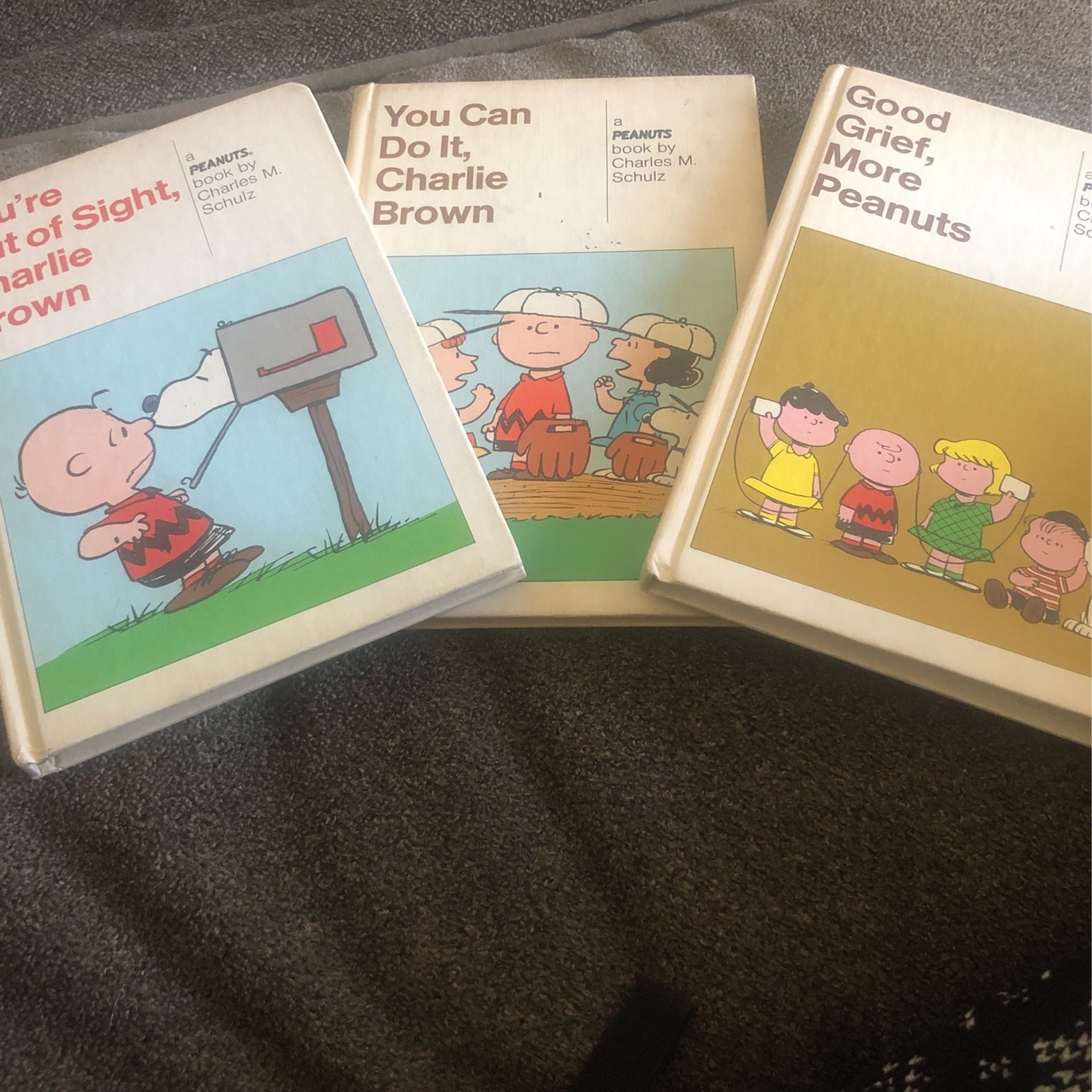 3 Peanuts Books By Charles M Schultz