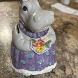 Mary Ann Baker Music Bank Purple Hippo Made In Japan Fully Functional & Tested