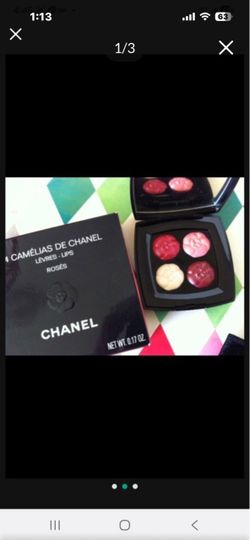 Chanel Special Limited Edition Camellia Flower Flora Lipstick Lip Plate
