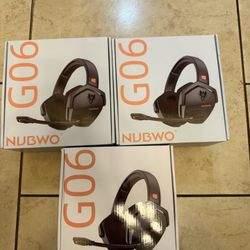 New NUBWO Wireless Gaming Headset with Mic for Ps5 Ps4 PC, Zero Interference, 100-Hour Battery All-Day Play, 23ms Sync​ for Fortnite & Call of Duty/FP