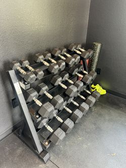 Dumbbell Set With Rack New In Box ✅📦