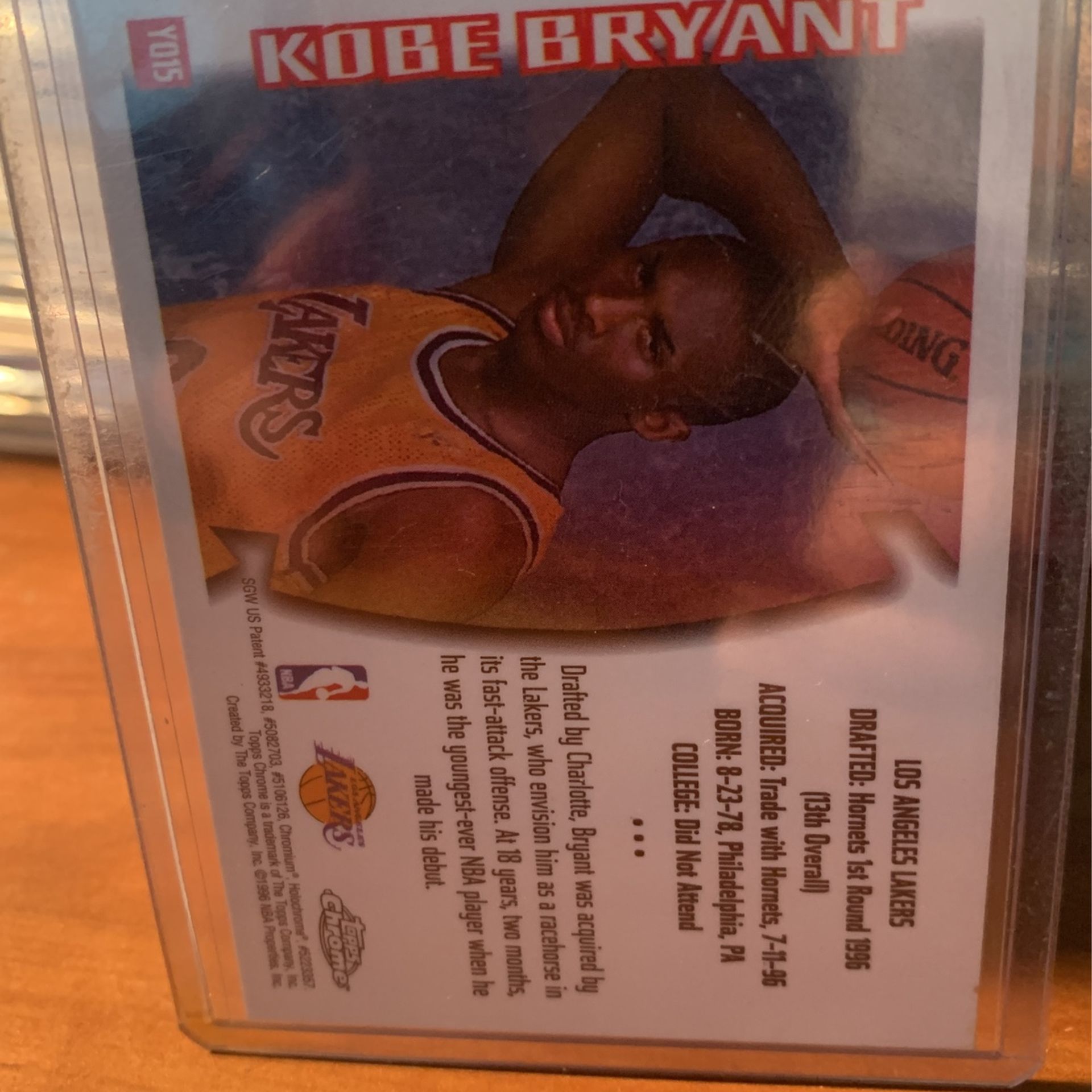 1996 Topps Chrome Youthquake Kobe 【公式通販】