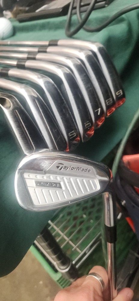 Taylormade Golf Clubs Full Set. P760 Irons, Right Hand Stiff Flex