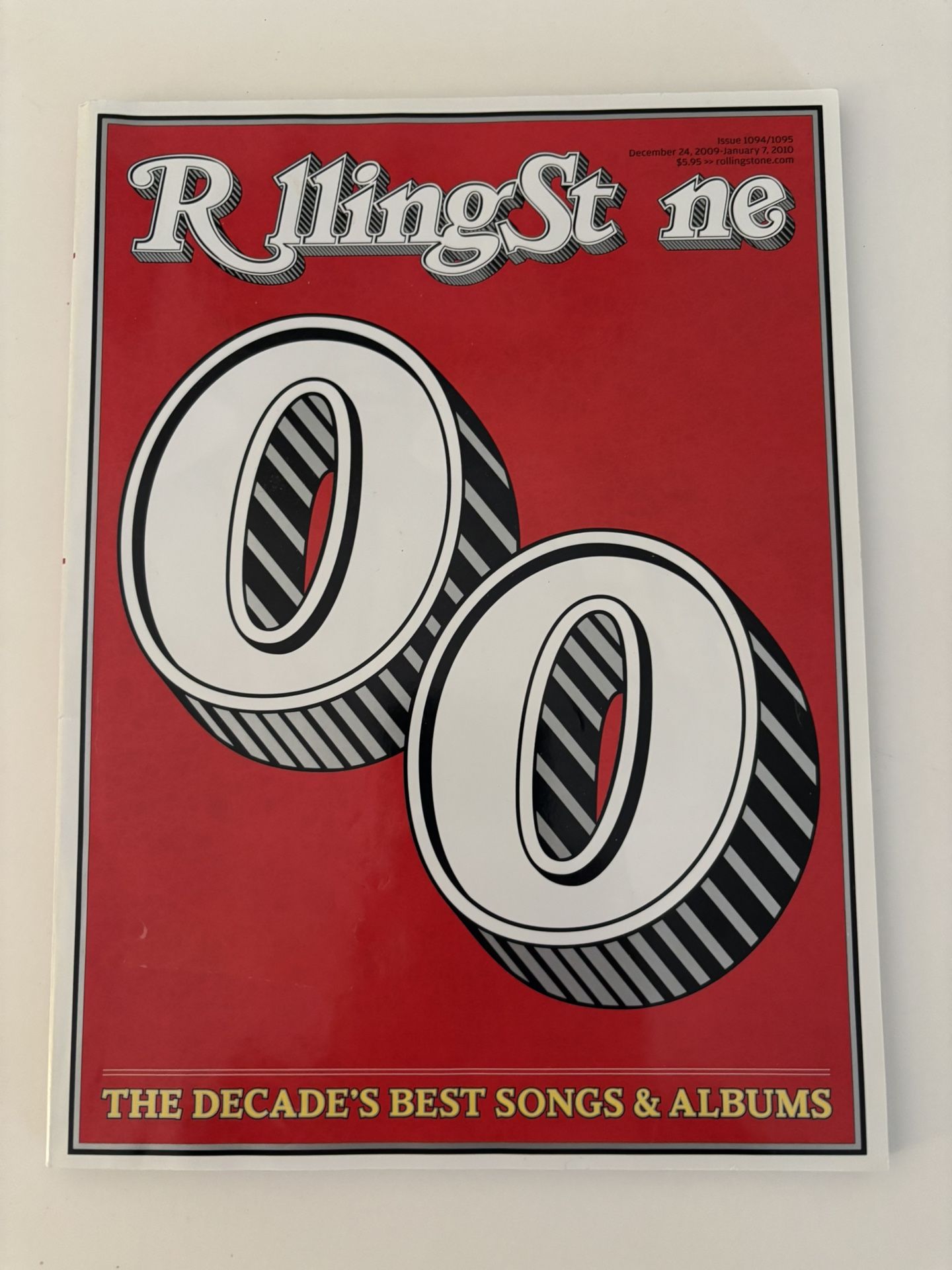 Rolling Stone Magazine “Decades Best” Issue 1094-1095 Dec. 24, 2009