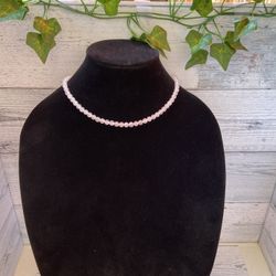 Vintage Rose Quartz Necklace