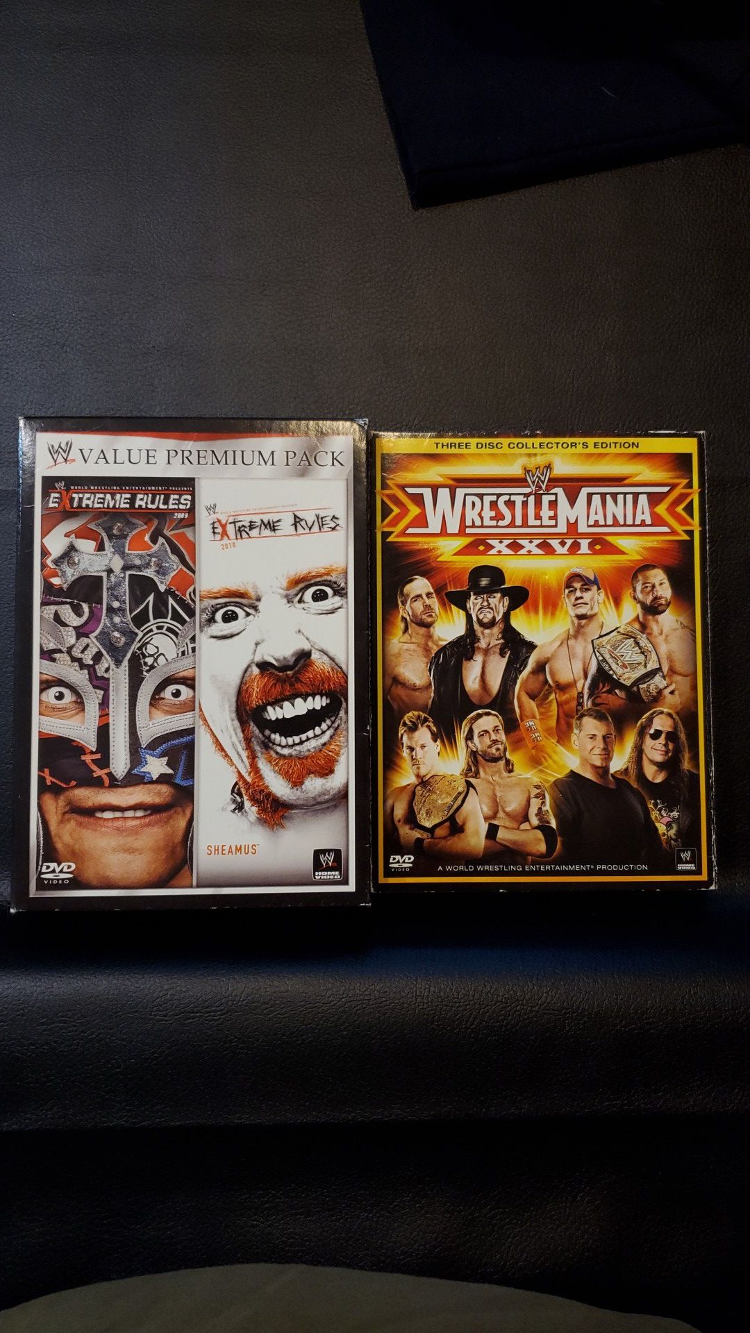 WWE dvds
