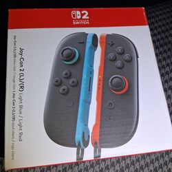 Nintendo Switch 2 Joy-Cons (L, blue) + (R, red) Brand New Unopened