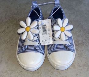 Old Navy Toddler Girl’s Daisy Flower Shoes, Size 5,8